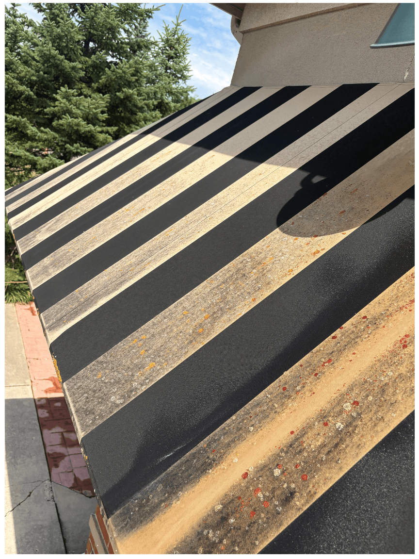 Awning Cleaning before