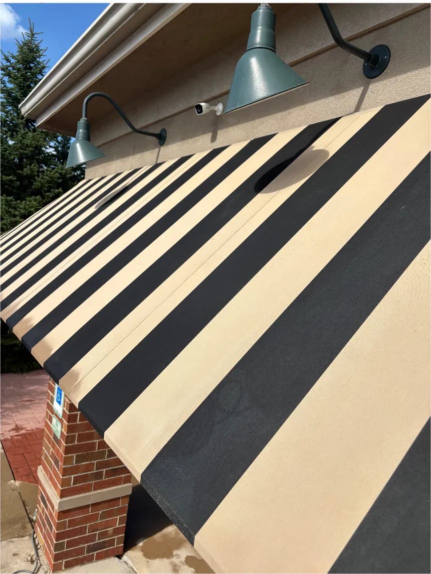 Awning Cleaning after